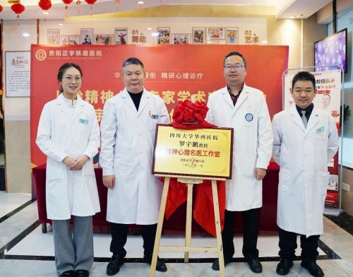 川黔精神心理专家学术交流活动暨华西罗宇鹏名医工作室揭牌仪式顺利举办-贵阳正宇铁路医院